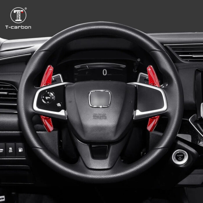 T-carbon Steering Wheel Paddle Shifter Fit For Honda New Fit Odyssey Auto Accessories Shift Paddle